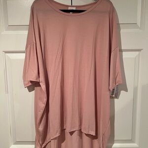 LuLaRoe pink Irma Top 3X NWT